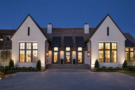 modern tudor style house